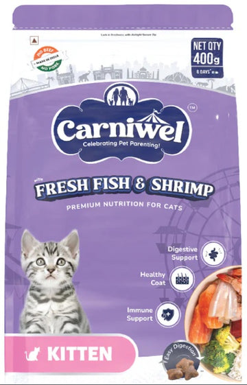 Carniwel Fresh Fish & Shirmp Kitten Dry Food
